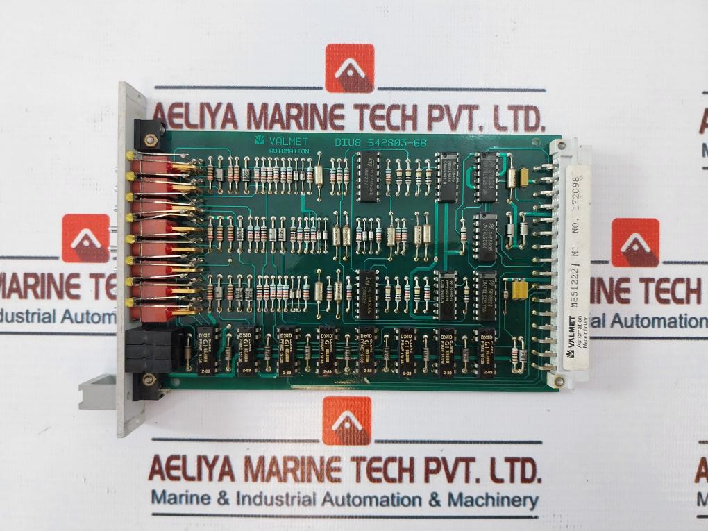 Valmet Automation Biu 8 A Binary Input Unit M851222 M1/M8512221 M1