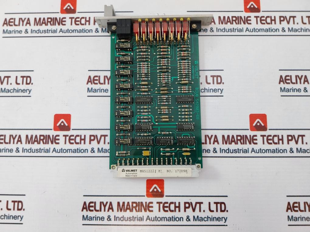 Valmet Automation Biu 8 A Binary Input Unit M851222 M1/M8512221 M1