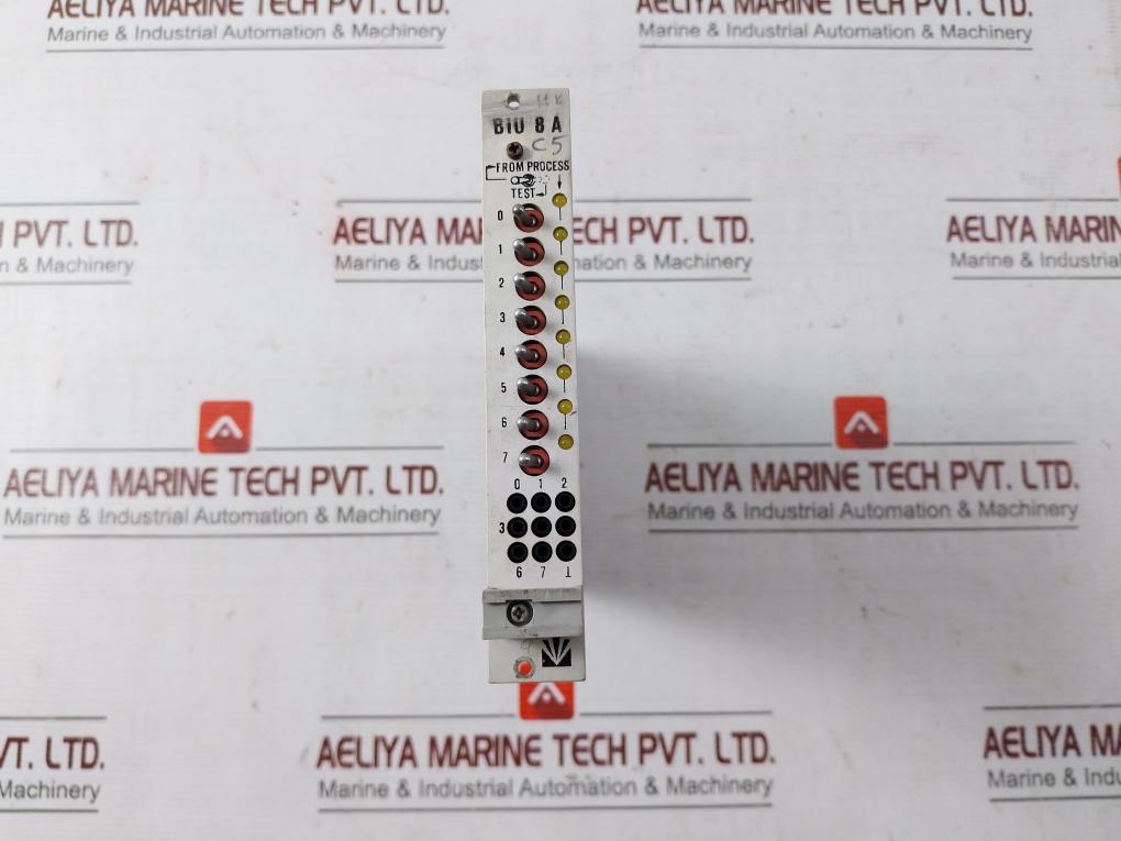 Valmet Automation Biu 8A Binary Input Unit M851222 M1/M8512221 M1