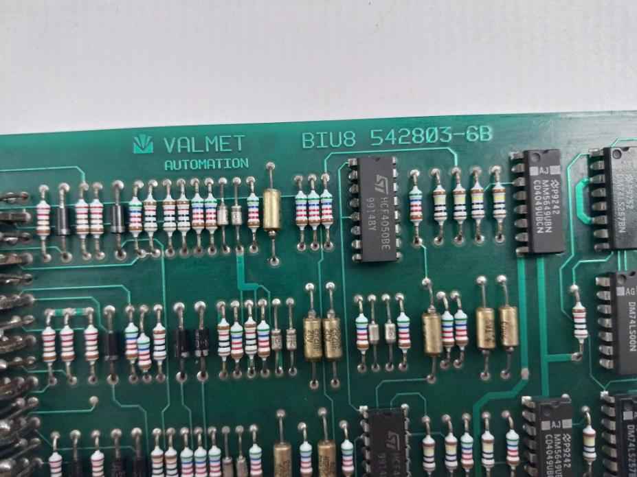 Valmet Automation Biu 8A Binary Input Unit Pcb 542803-6B M8512221 07