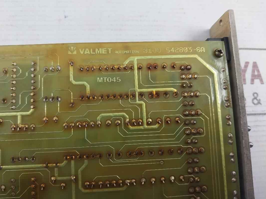 Valmet Automation Biu 8 A Binary Input Unit Pcb M8512221 M1 Mt045 542803-6A
