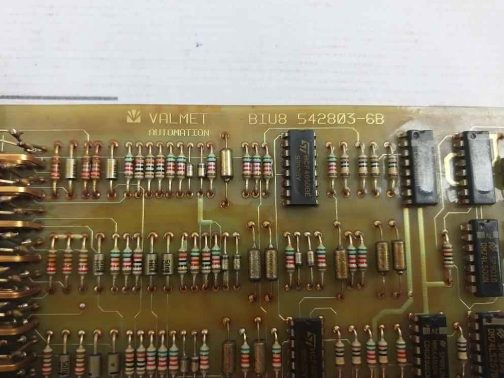 Valmet Automation Biu 8 A Binary Input Unit Pcb Mt045 542803-6B M8512221 M1