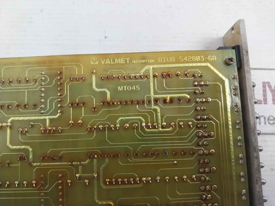 Valmet Automation Biu 8 A Binary Input Unit Pcb Mt045 542803-6B M8512221 M1