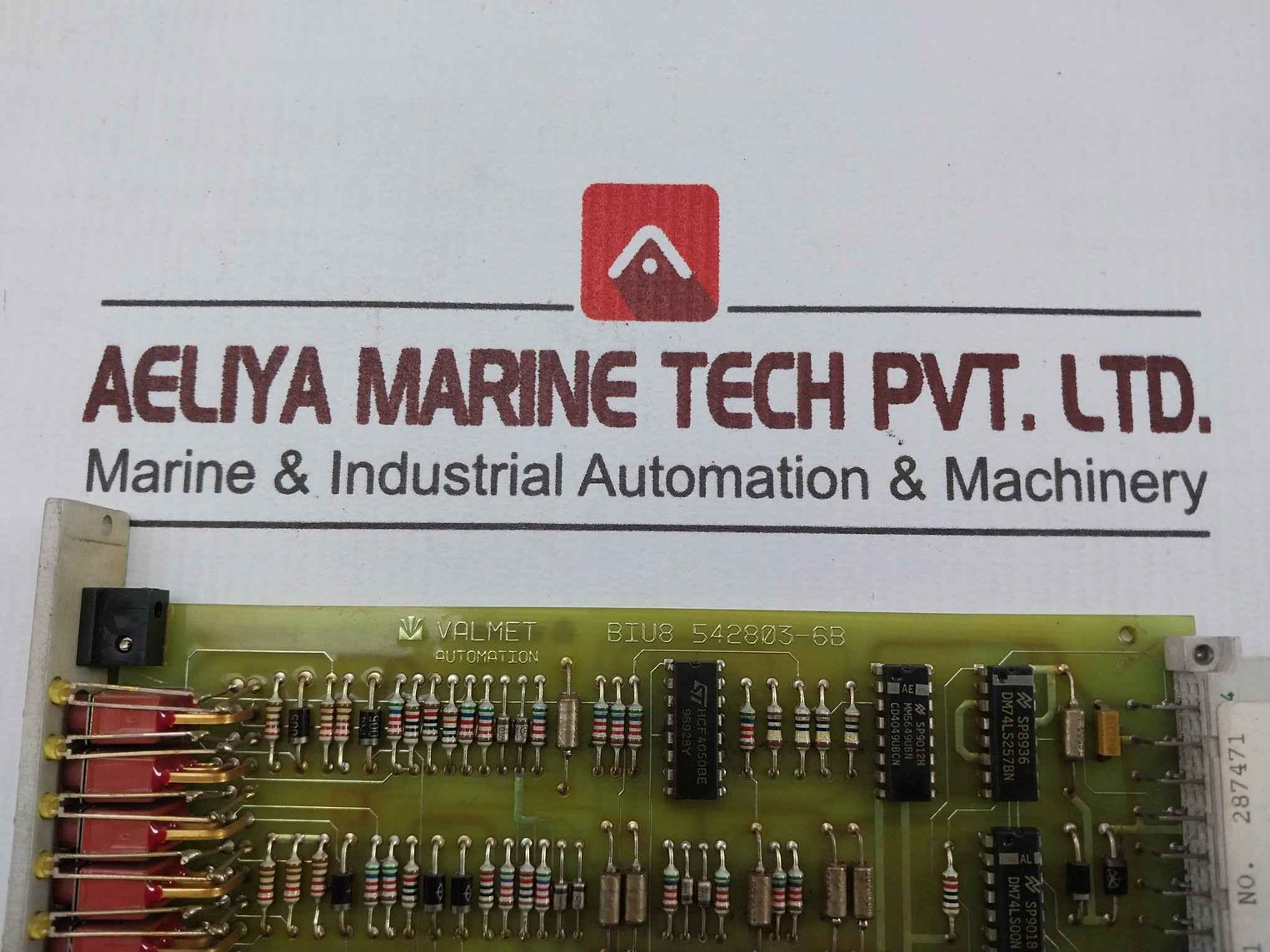 Valmet Automation Biu 8A Input Pcb Module 542803-6A Mt050 M851222 M1