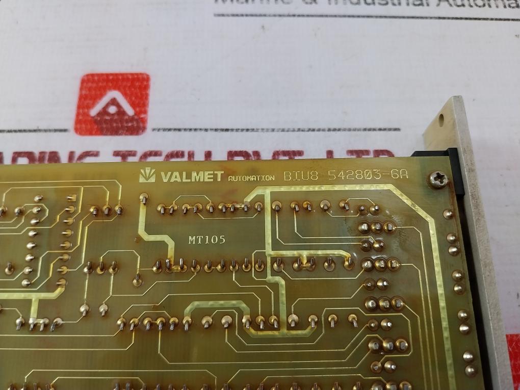 Valmet Automation Biu 8A Mt105 Binary Input Module Biu8 542803-6A 542803-6B