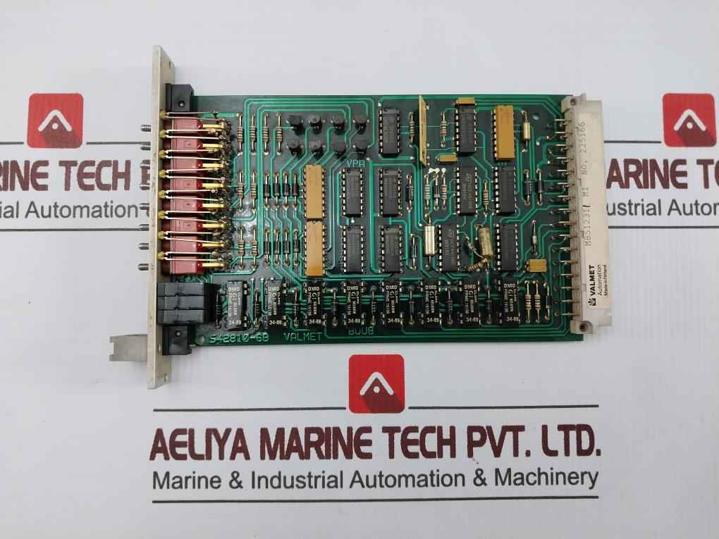 Valmet Automation Bou 8A Binary Output Unit 542810-6A, 542810-6B
