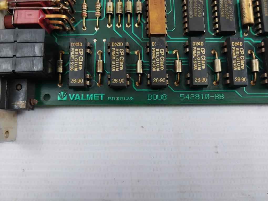Valmet Automation Bou 8 A Binary Output Unit 542810-8A Mt038 M8512311 M1