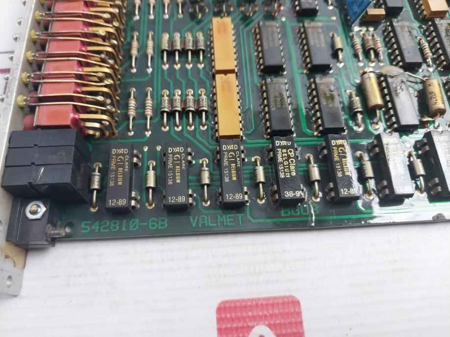 Valmet Automation Bou 8A Binary Output Unit Pcb 542810-6A M8512311 M1