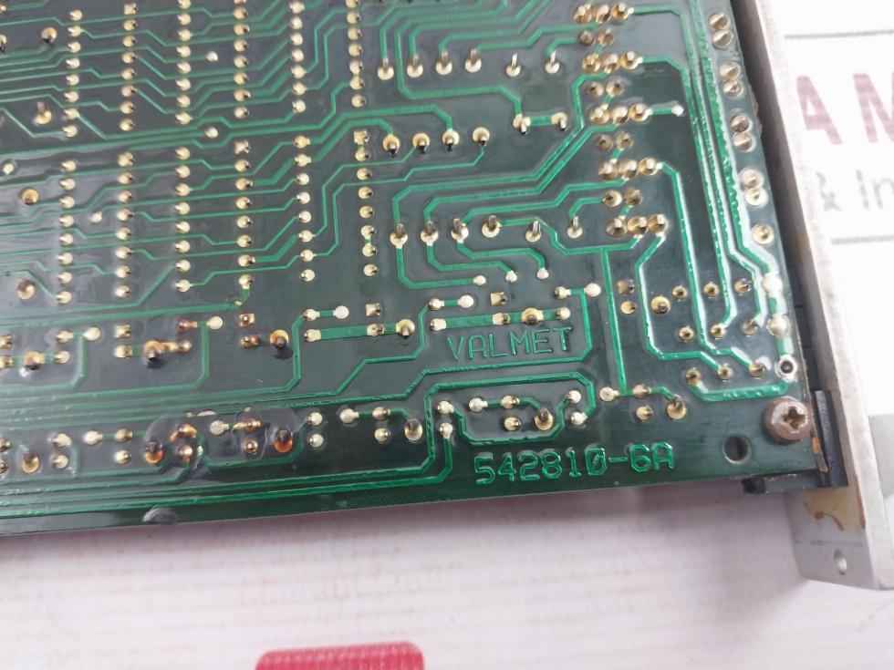 Valmet Automation Bou 8A Binary Output Unit Pcb 542810-6A M8512311 M1