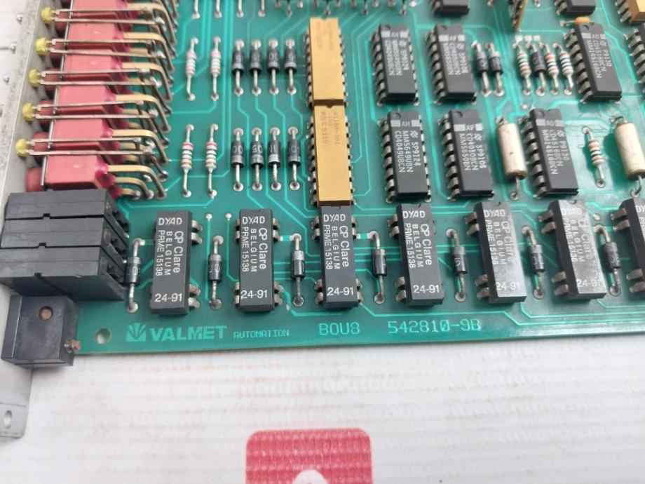 Valmet Automation Bou 8A Binary Output Unit Pcb M8512311 M1 542810-9A Mt140