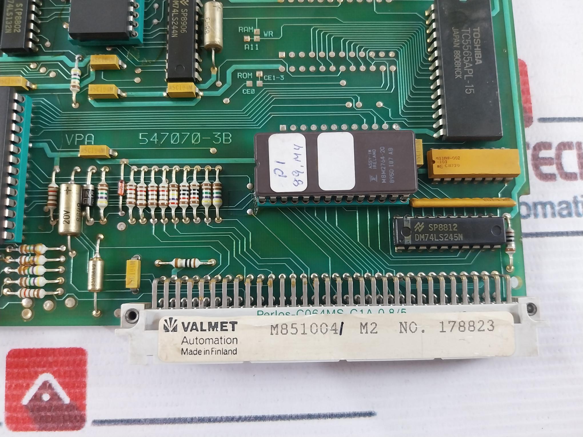 Valmet Automation M851004 CPU Control Board 178823