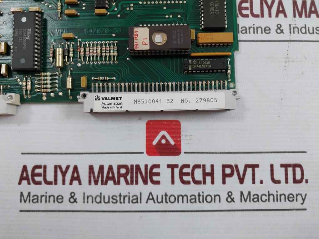 Valmet Automation M851004 M2 Cpu Printed Circuit Board Module Zinco 107 94V-1