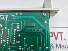 Valmet Automation M851004 M2 Cpu Printed Circuit Board Module Zinco 107 94V-1
