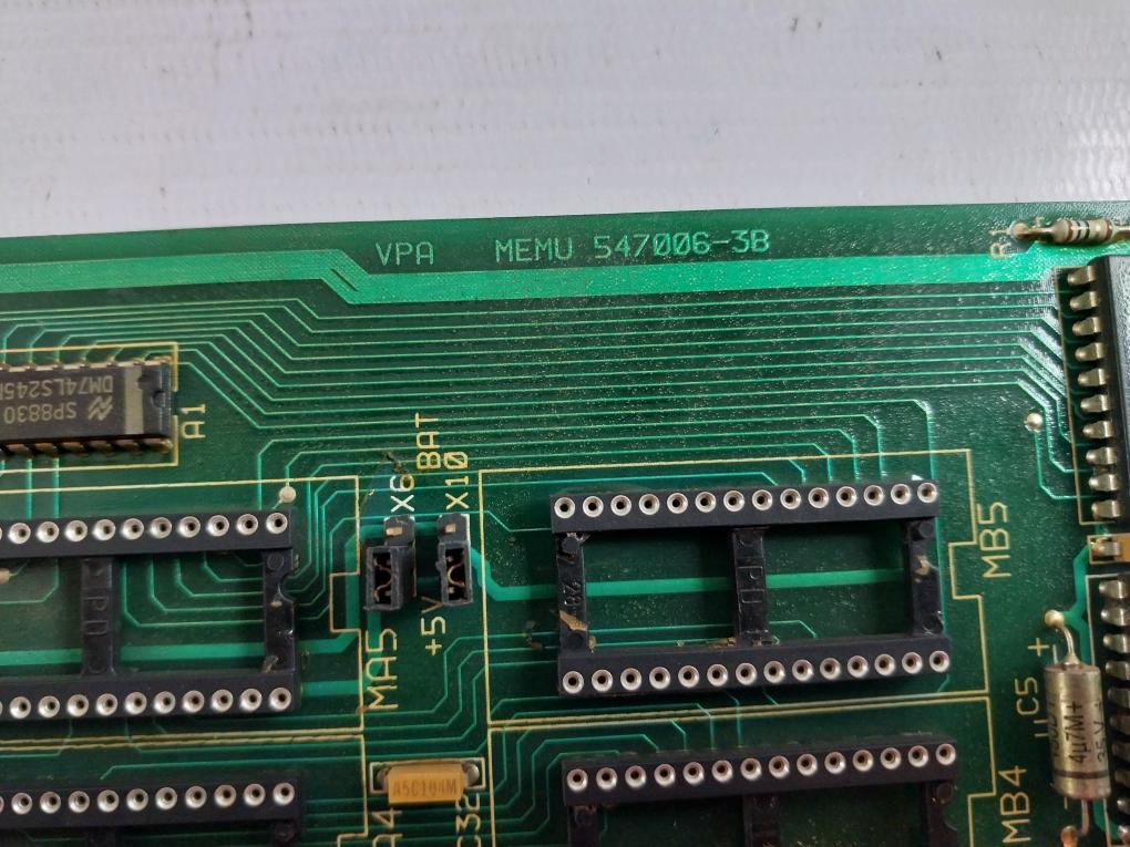 Valmet Automation M8510401 M1 Memu Memory Board