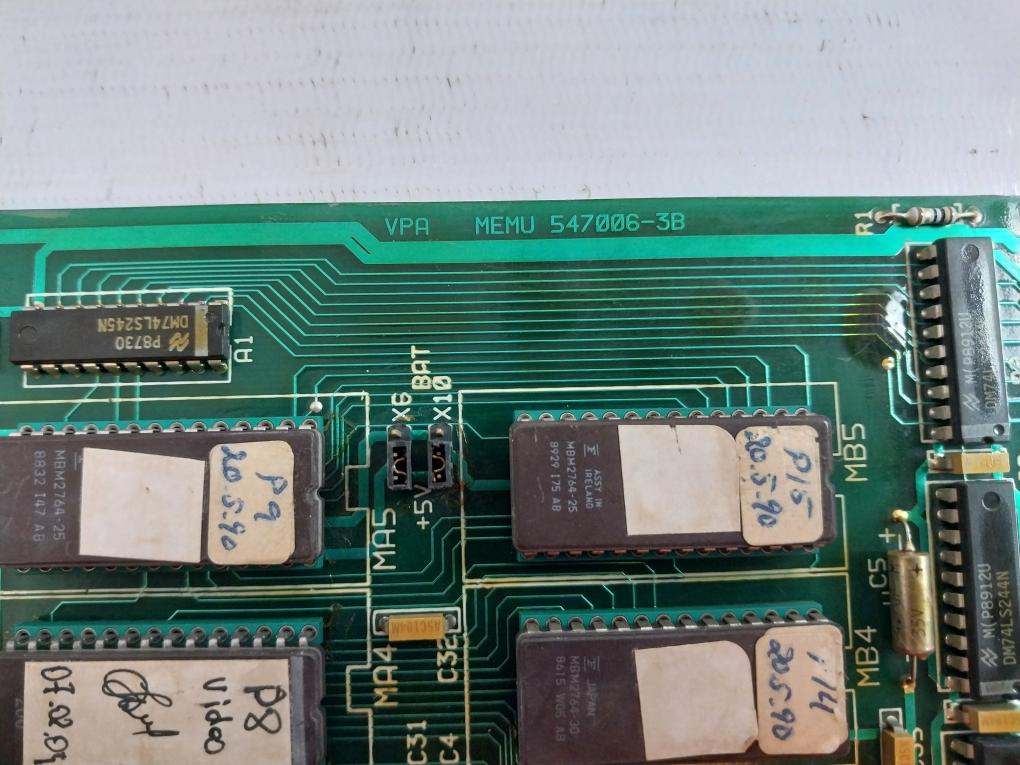 Valmet Automation M8510401 M1 Memu Memory Board