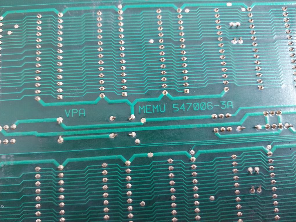 Valmet Automation M8510401 M1 Memu Memory Board 547006-3A