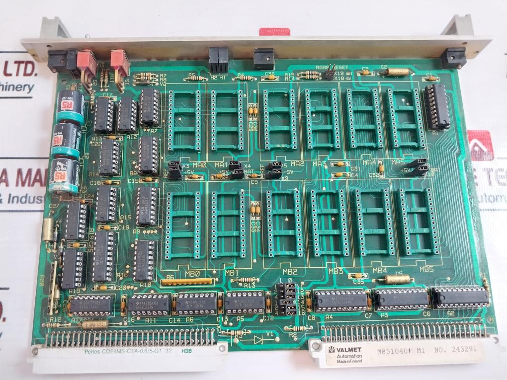Valmet Automation M8510401 M1 Memu Memory Board 547006-3A