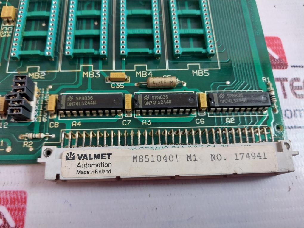 Valmet Automation M8510401 M1 Memu Memory Board 547006-3A