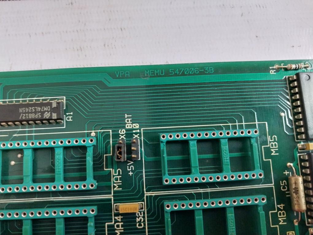 Valmet Automation M8510401 M1 Memu Memory Board 547006-3A