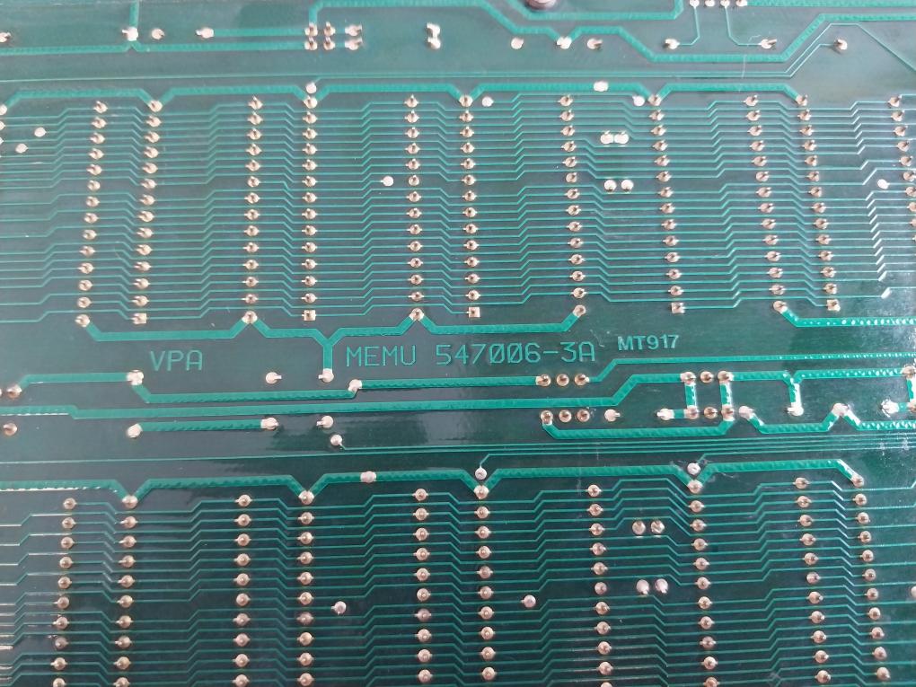 Valmet Automation M8510401 M1 Memu Memory Board 547006-3A Mt917