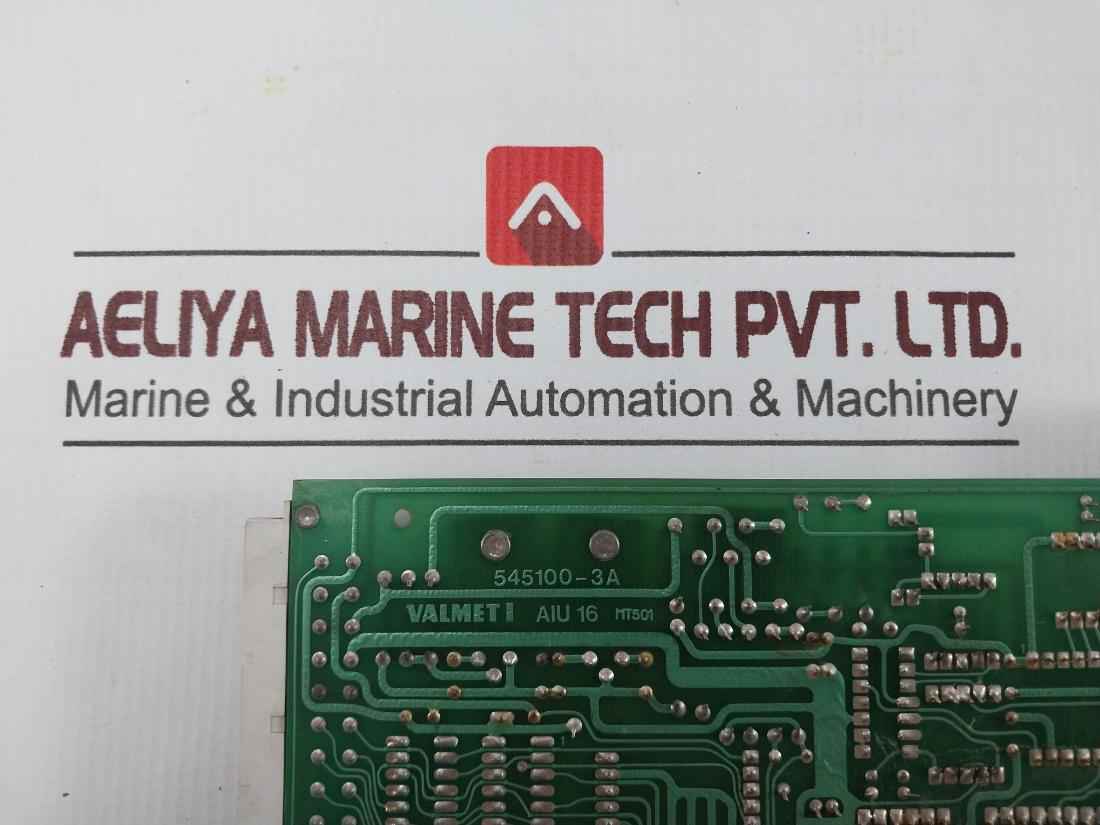 Valmet Automation M8512071 Aiu 16 Analog Input Unit Mt501 545100-3A