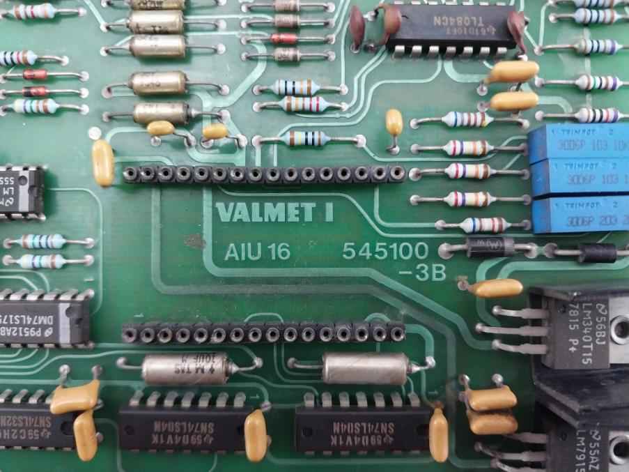 Valmet Automation M8512071 Aiu 16 Analog Input Unit Mt501 545100-3A