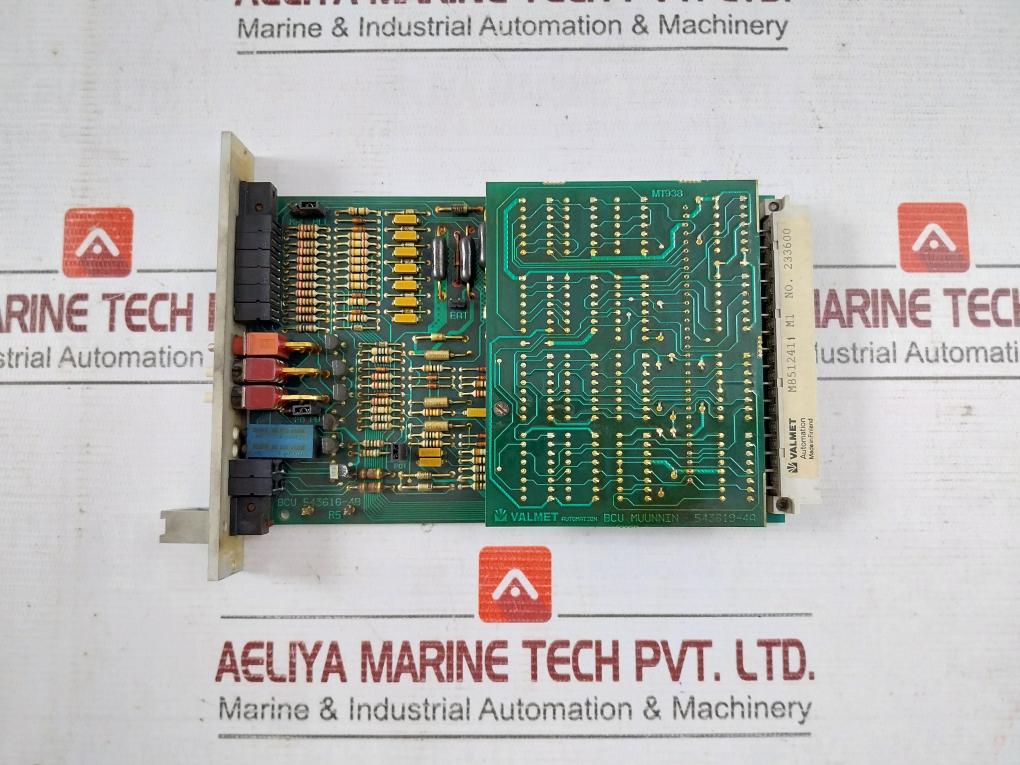 Valmet Automation M851241 M1 Bcu Binary Input Pcb Module Mt938 543616-4B 543619-