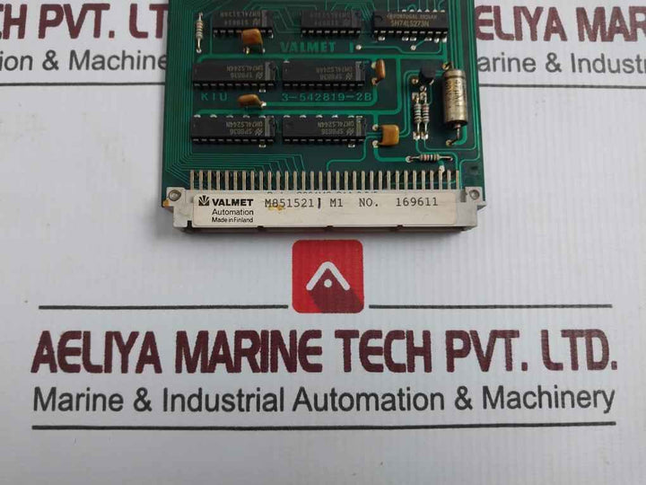 Valmet Automation M851521 M1 Kiu Keyboard Interface Unit 3-542819-2A
