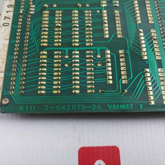 Valmet Automation M851521 M1 Kiu Keyboard Interface Unit 3-542819-2A