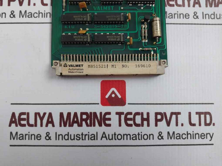 Valmet Automation M851521 M1 Kiu Keyboard Interface Unit Pcb 3-542819-2A