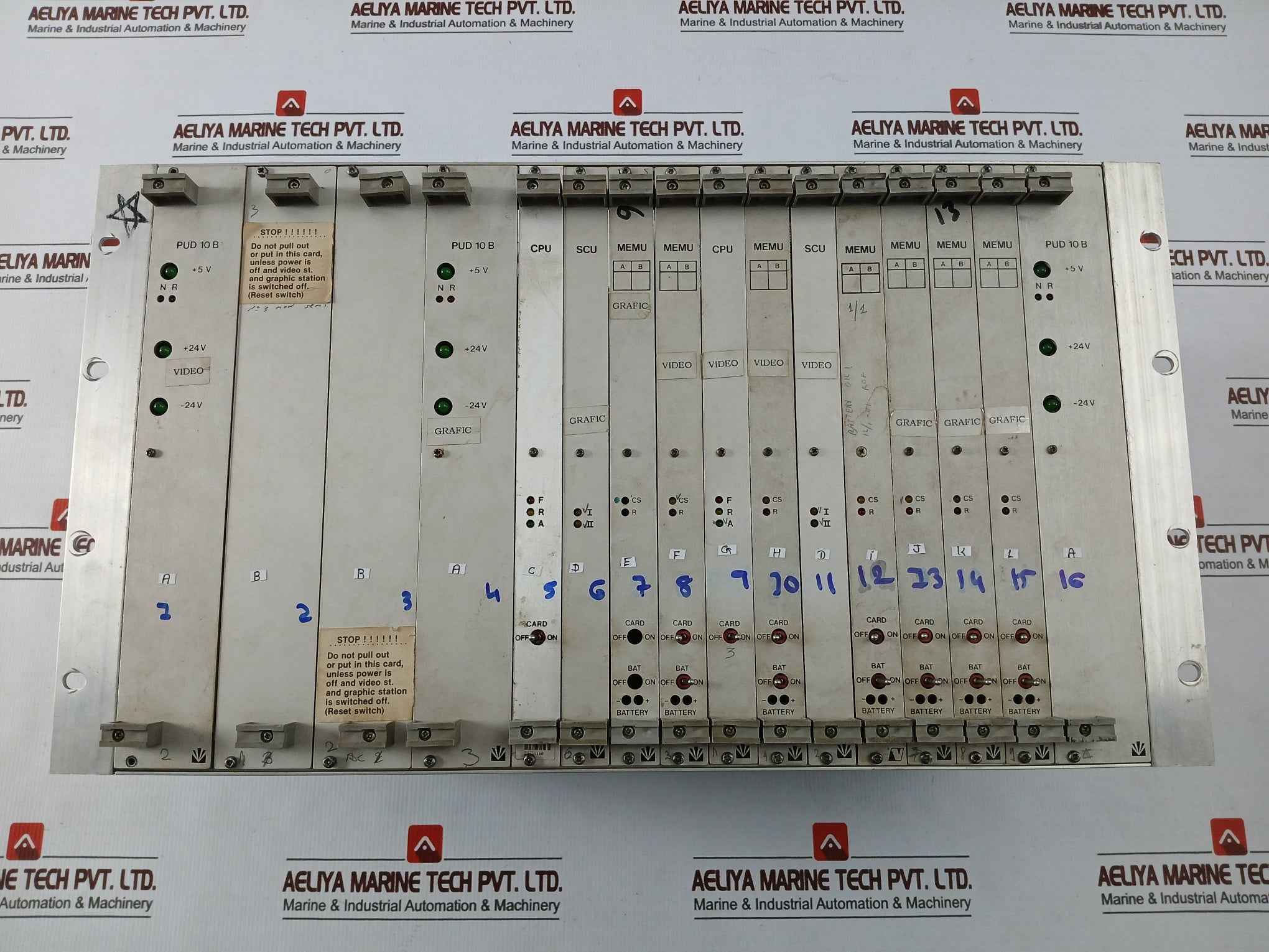 Valmet Automation Pud-10B Cpu Scu Rack Mount Panel 542936-1A, 544977-5A, Pmb 3S