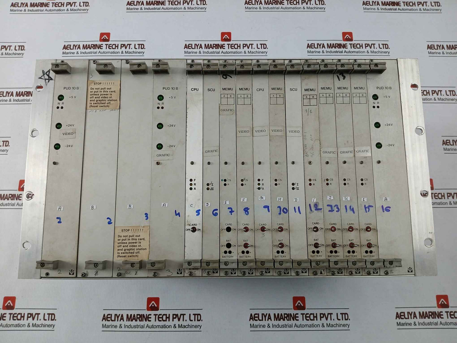Valmet Automation Pud-10B Cpu Scu Rack Mount Panel 542936-1A, 544977-5A, Pmb 3S