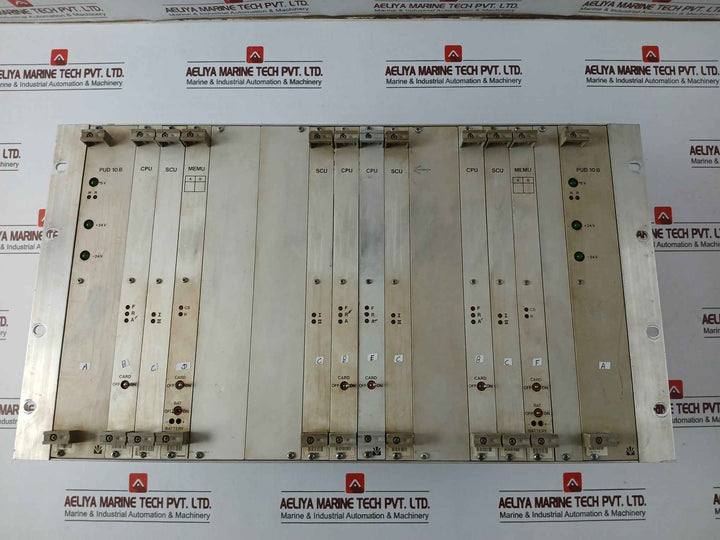 Valmet Automation Pud-10B Power Supply Rack With Cpu, Scu, Memu Module M8510401