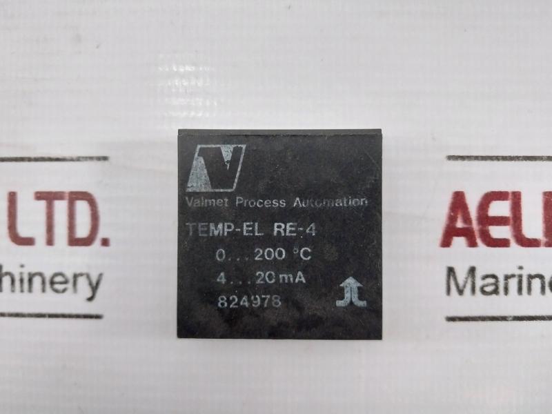 Valmet Automation Re-4 Temperature Controller 0-200C 4-20Ma 873.10.00.072