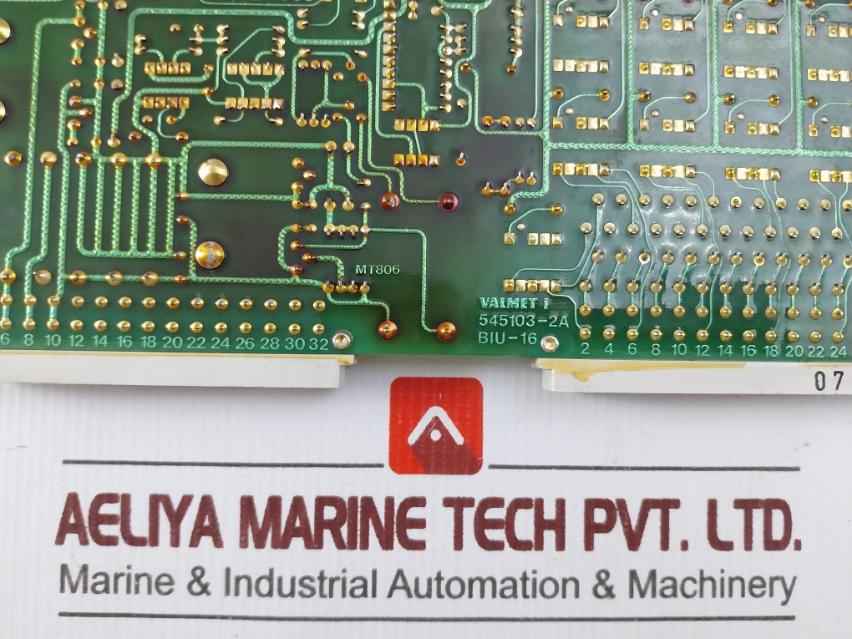 Valmet Biu-16 Binary Input Unit Pcb 545103-2B Mt806