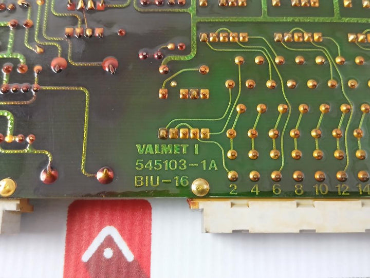 Valmet Biu 16 Binary Input Unit Pcb 545103-1B Dm 72 H At 70C M8512251