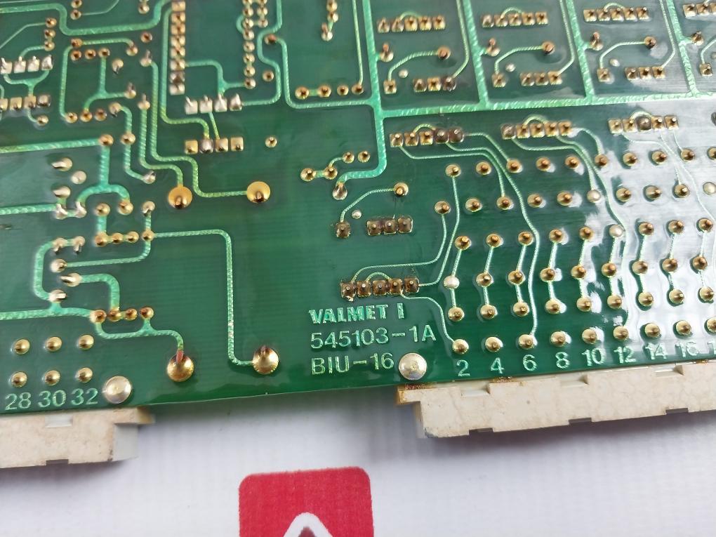 Valmet Biu 16 Binary Input Unit Pcb 545103-1B M8512251