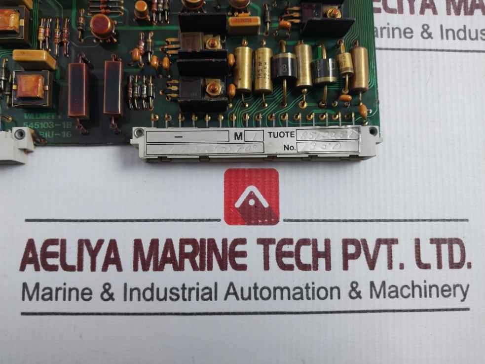 Valmet Biu 16 Printed Circuit Board 545103-1A