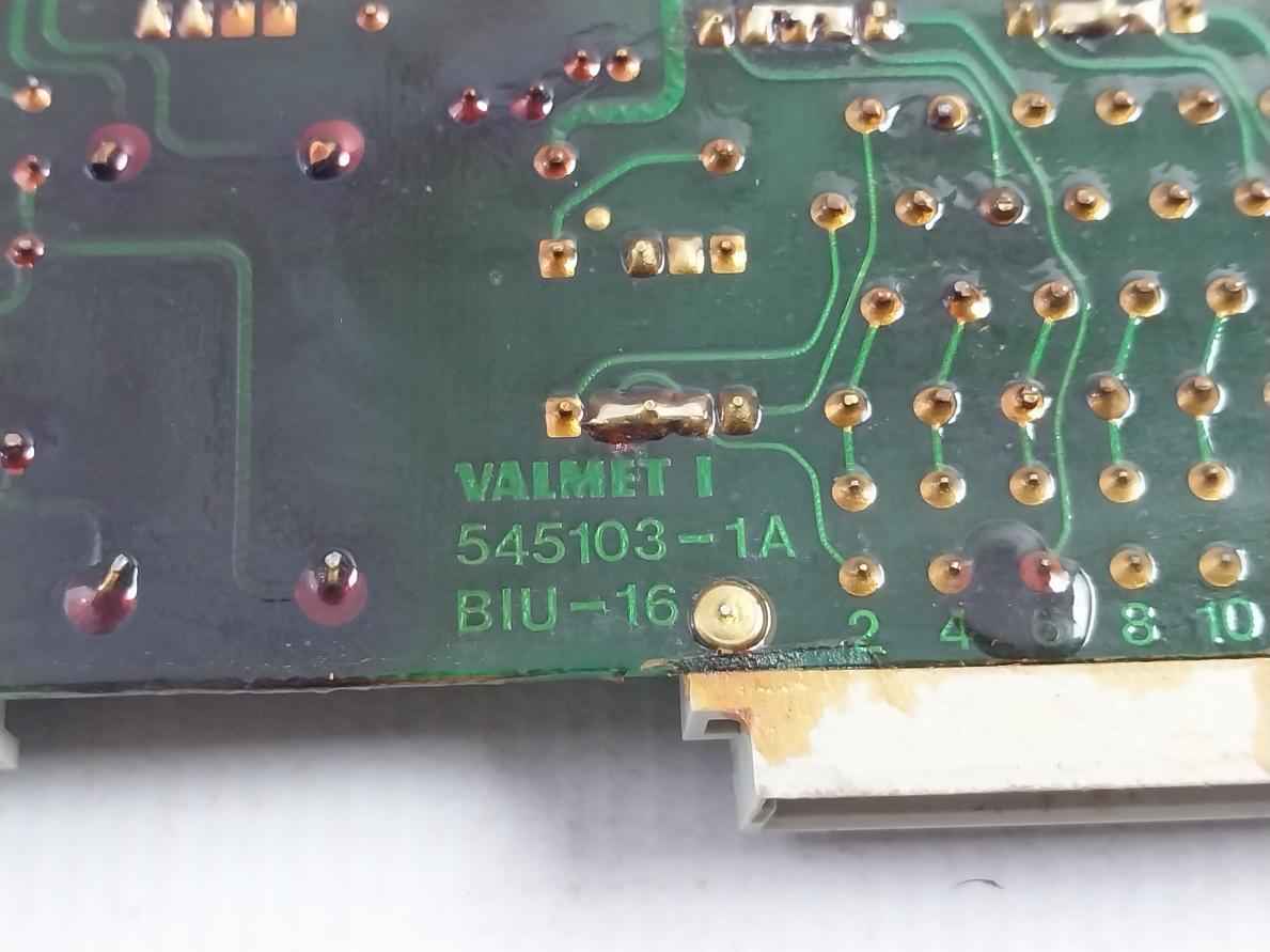 Valmet Biu 16 Printed Circuit Board 545103-1A