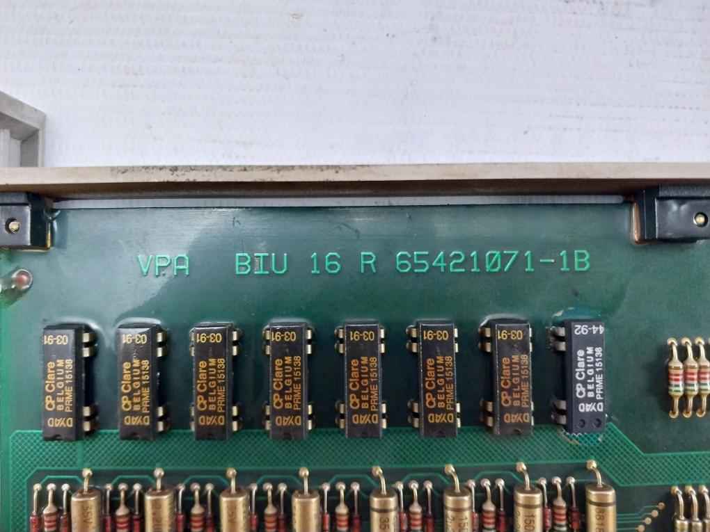 Valmet Biu 16 R Binary Input Pcb Module 65421071-1A Mt049 M85122711 M1
