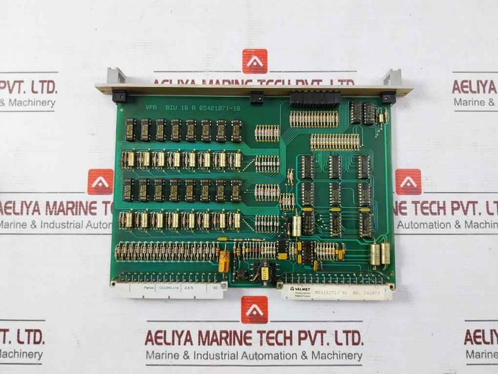 Valmet Biu 16 R Binary Input Unit M8512271/M85122711 M1
