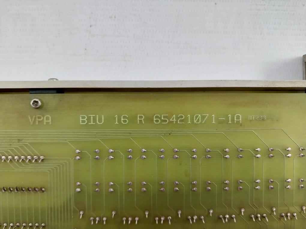 Valmet Biu 16 R Binary Input Unit Pcb 65421071-1B Mt233 M8512271 01