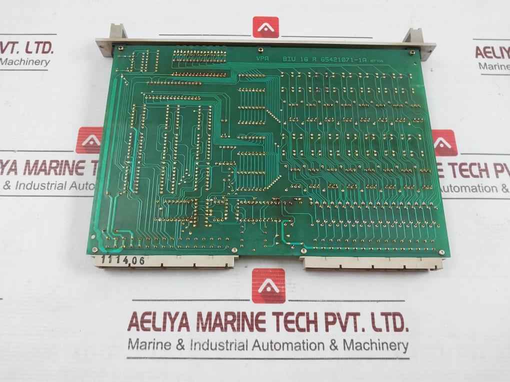 Valmet Biu 16 R Binary Input Unit Pcb M85122711 M1 Mt106 65421071-1B