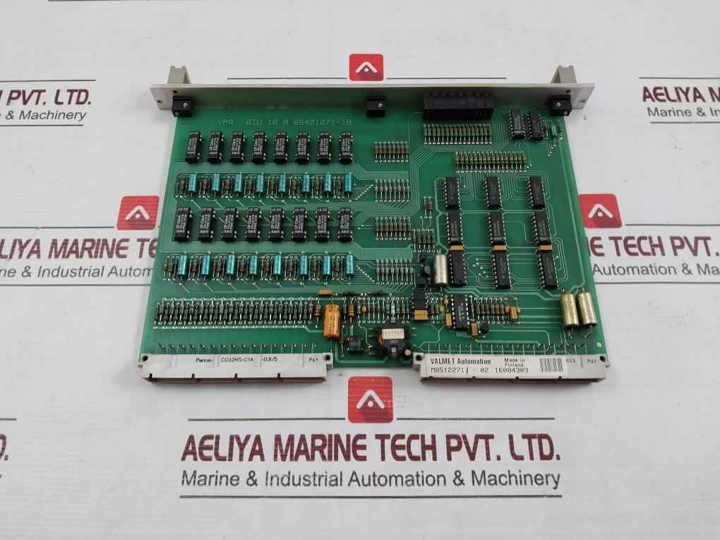 Valmet Biu 16 R Pcb For Binary Input Unit 65421071-1A T9623 M85122711 02
