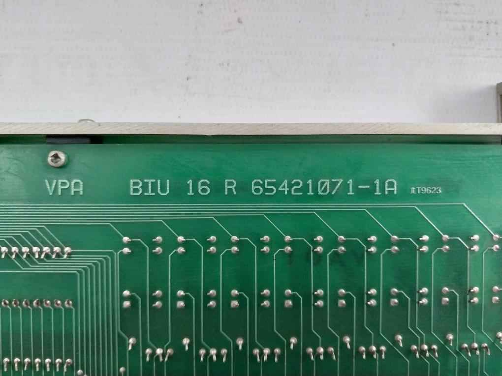 Valmet Biu 16 R Pcb For Binary Input Unit 65421071-1A T9623 M85122711 02