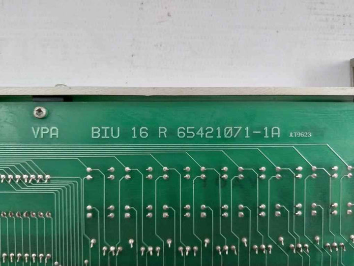 Valmet Biu 16 R Pcb For Binary Input Unit 65421071-1A T9623 M85122711 02