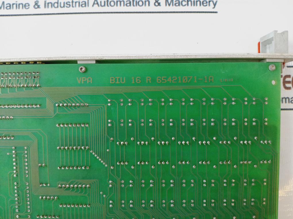 Valmet Biu 16 R Printed Circuit Board 65421071-1B