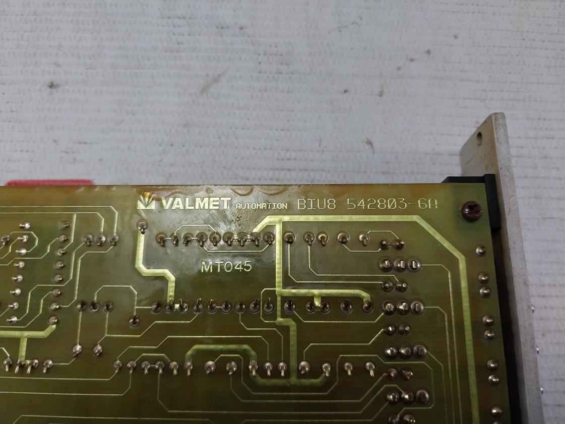 Valmet Biu 8 A Input Module 542803-6B Mt045 M8512221 M1