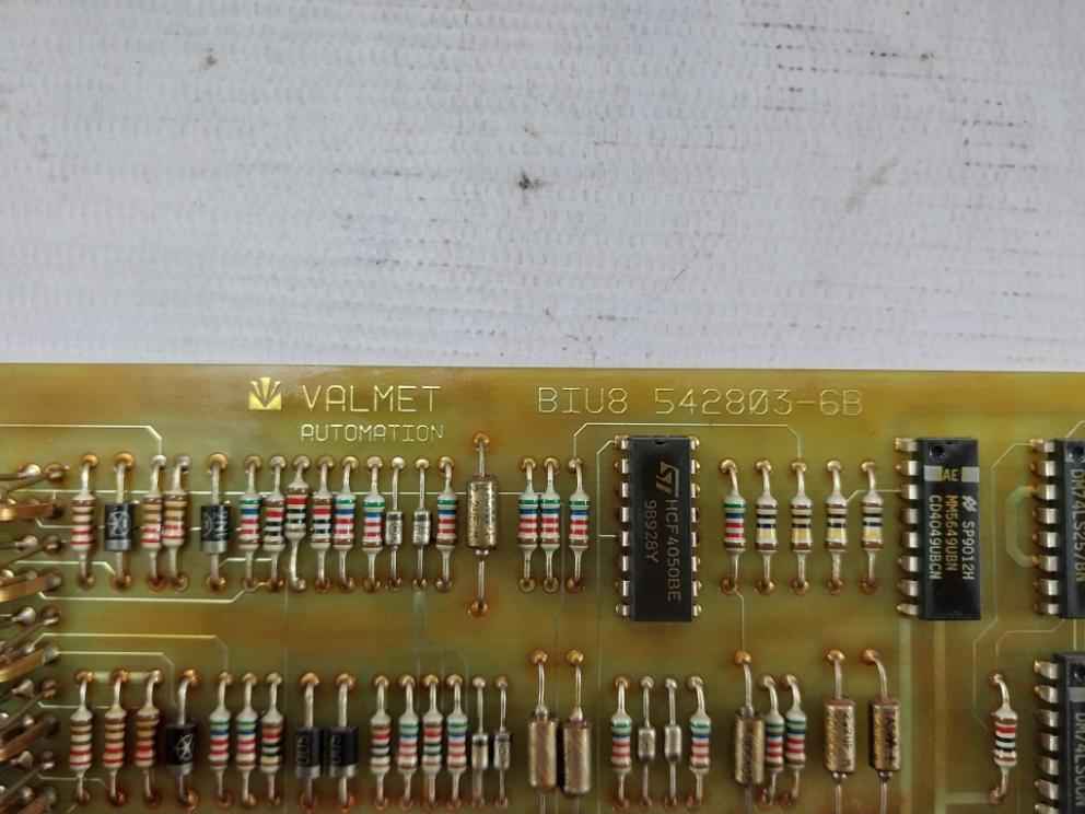 Valmet Biu 8 A Input Module 542803-6B Mt045 M8512221 M1