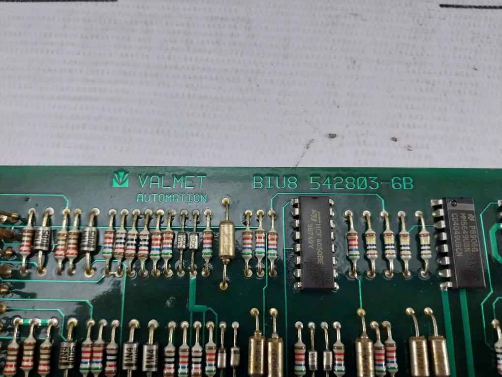 Valmet Biu 8 A Input Module 542803-6B Mt918 M8512221 M1